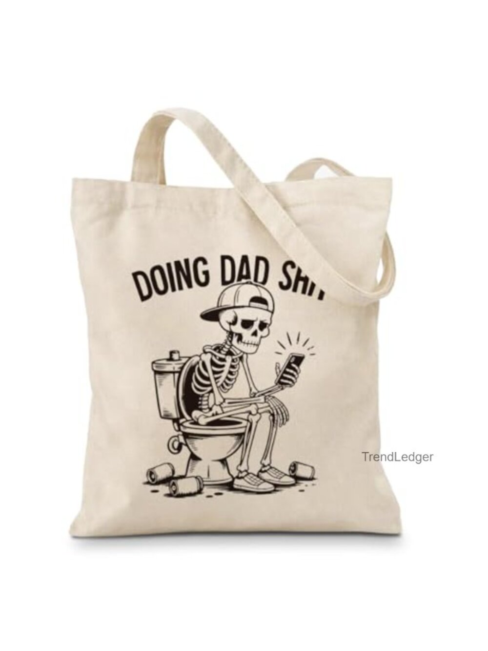 Canvas Tote Bag Cotton Shoulder Bag Reusable Shopping Travel